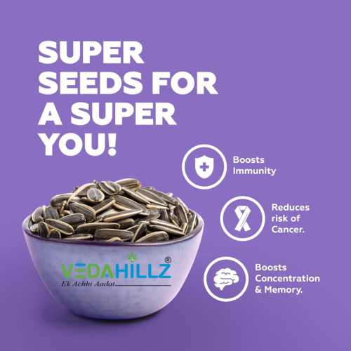 Vedahillz Raw Sunflower Seeds Sourced from Carefully Selected High Quality Seeds